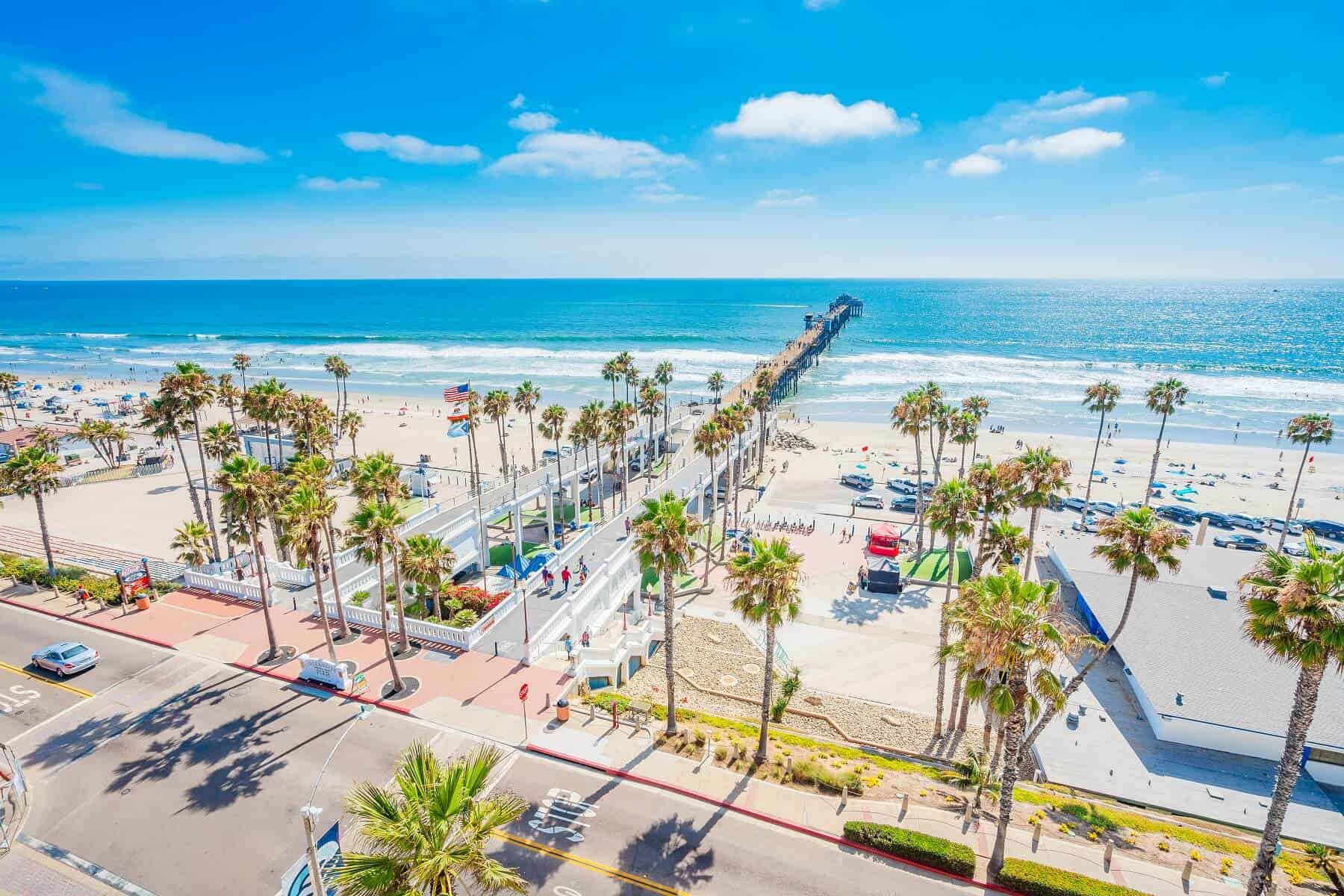 Take An Oceanside Virtual Vacation Visit Oceanside   Pier Beach Wyndham Palm Trees Ocean 05909 Small 