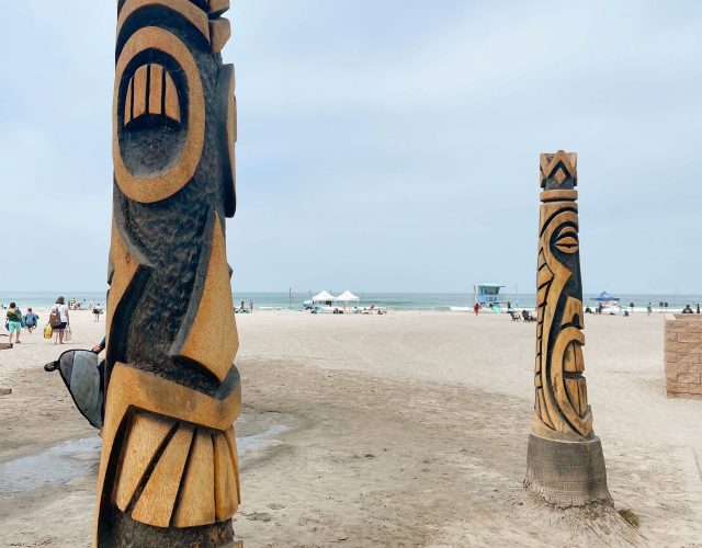 Harbor Tiki Sculptures