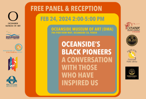 Free Panel and Reception | Oceanside's Black Pioneers - A conversation with those who have inspired us | Oceanside Museum of Art | OMA