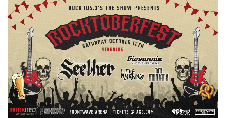 Rock 105.3's Rocktoberfest staring Seether and more at Frontwave Arena ...