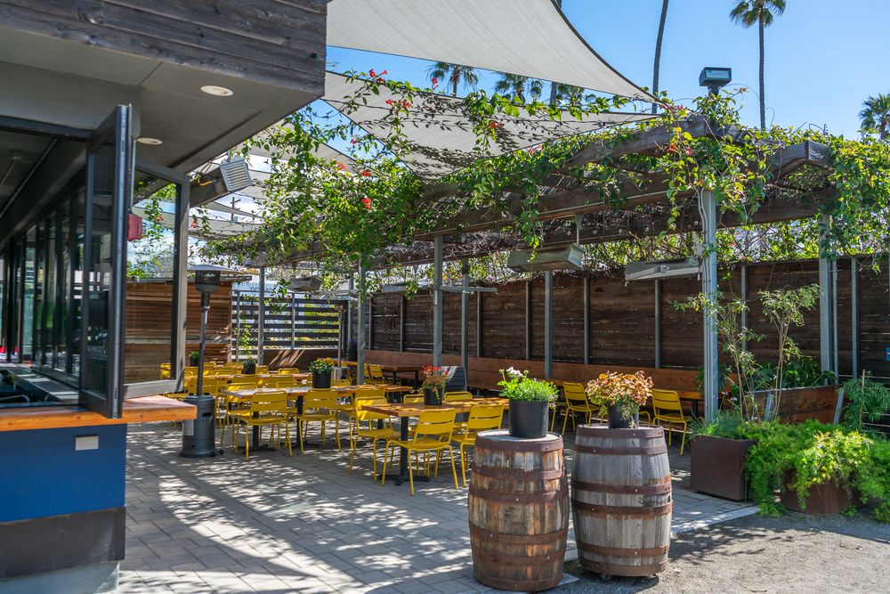 Greek Cheek Beer Co. Patio Oceanside, California