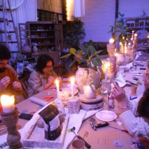 Block Printing Class at Dear Tomorrow,