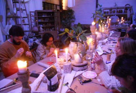 Block Printing Class at Dear Tomorrow,