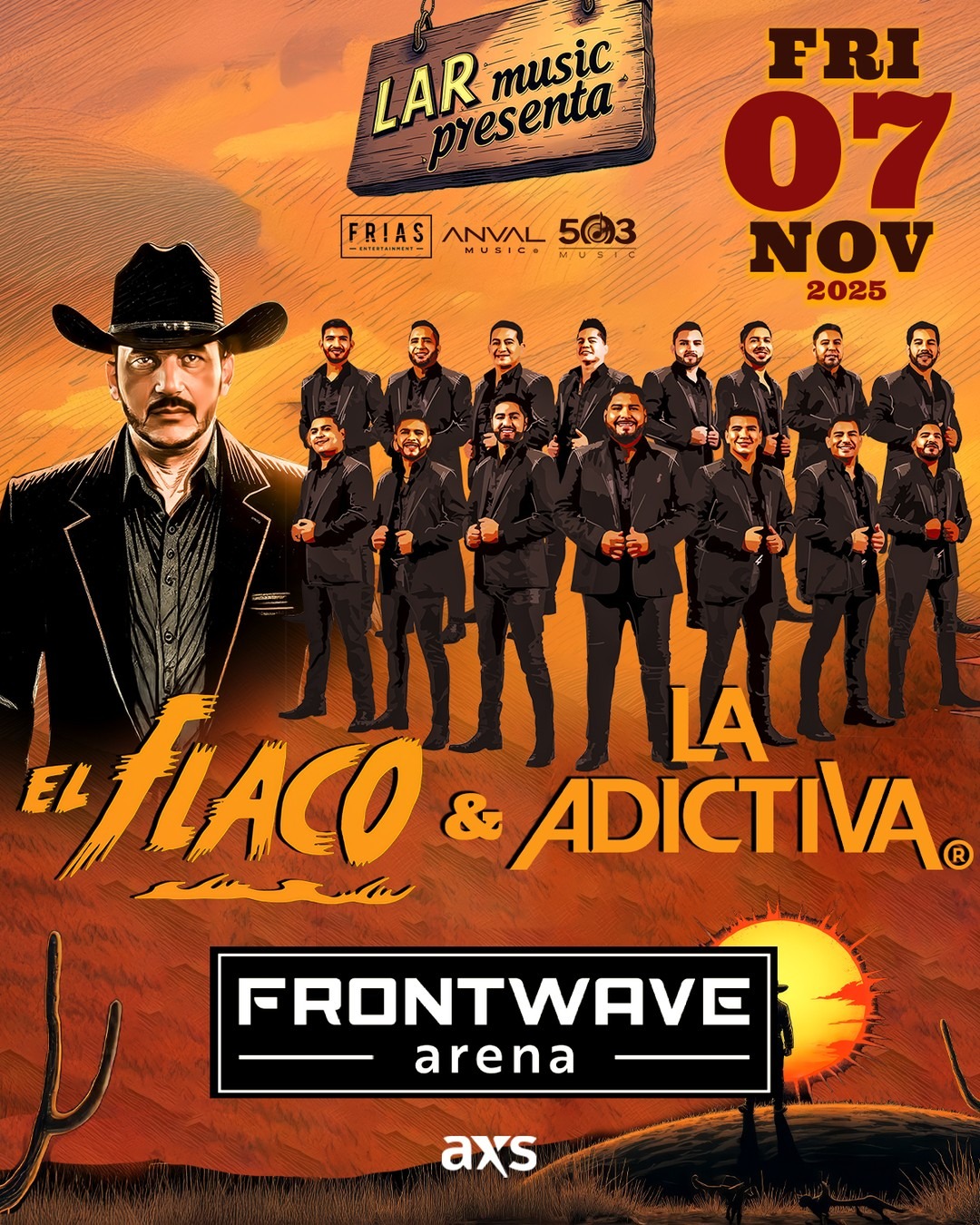 Luis Angel "El Flaco" and Banda La Adictiva Live at Frontwave Arena